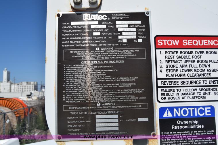 image for item K7278 2007 Ford F550 Super Duty bucket truck