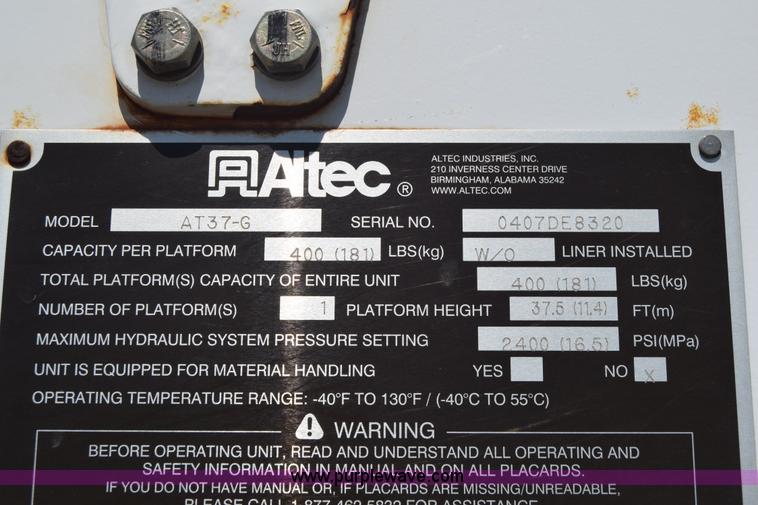 image for item K7278 2007 Ford F550 Super Duty bucket truck