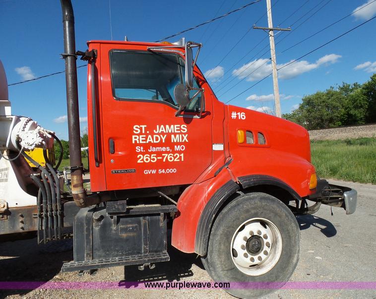 image for item L2018 2000 Sterling L8513 mixer truck