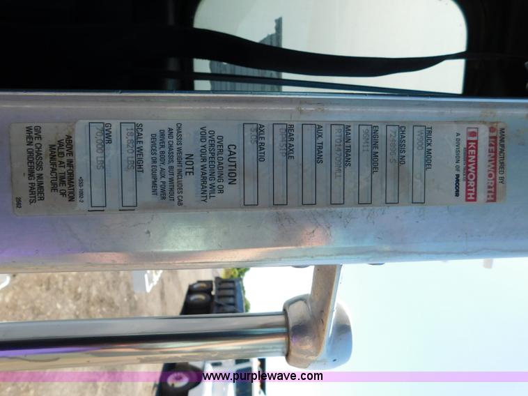 image for item L5879 1996 Kenworth W900 dump truck