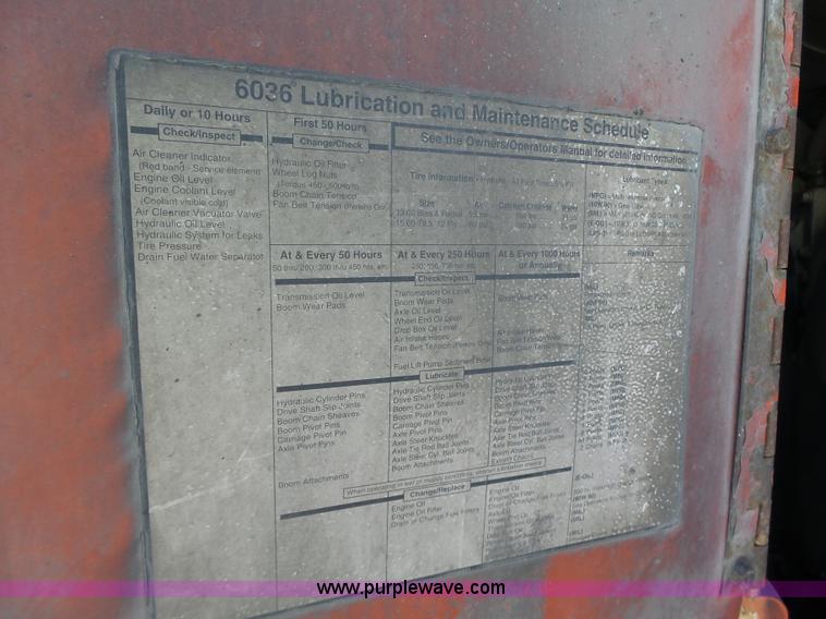 image for item L6088 Sky Trak 6036 telehandler