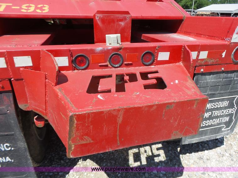 image for item L6090 1993 CPS bottom dump trailer