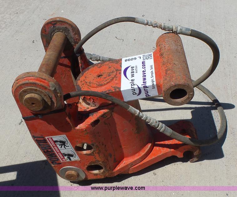 image for item L6098 Powertilt Knuckle boom backhoe attachment