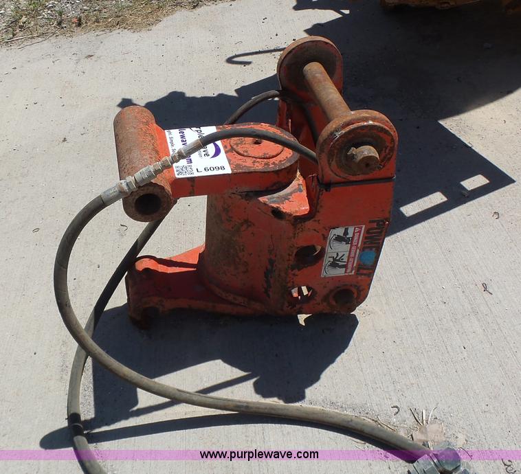 image for item L6098 Powertilt Knuckle boom backhoe attachment