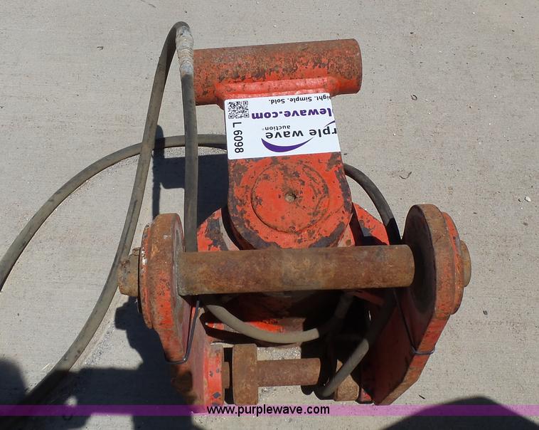 image for item L6098 Powertilt Knuckle boom backhoe attachment