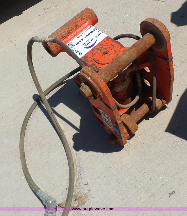image for item L6098 Powertilt Knuckle boom backhoe attachment