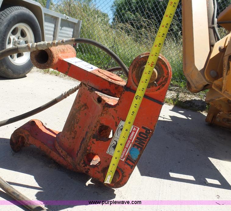 image for item L6098 Powertilt Knuckle boom backhoe attachment