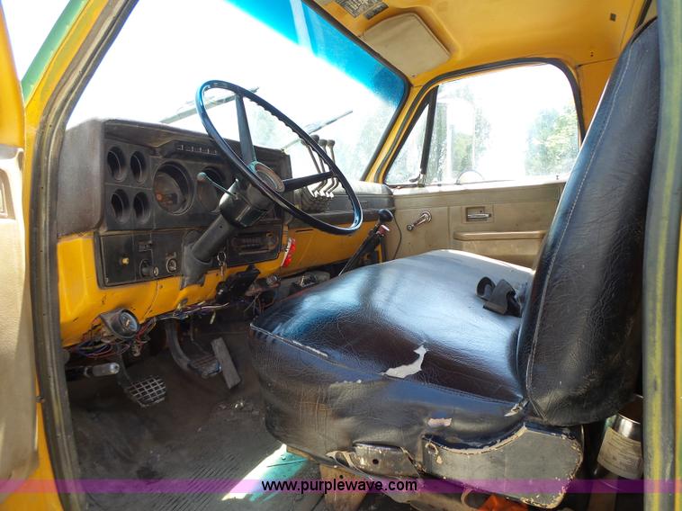 image for item L6105 1987 Chevrolet C Series dump truck