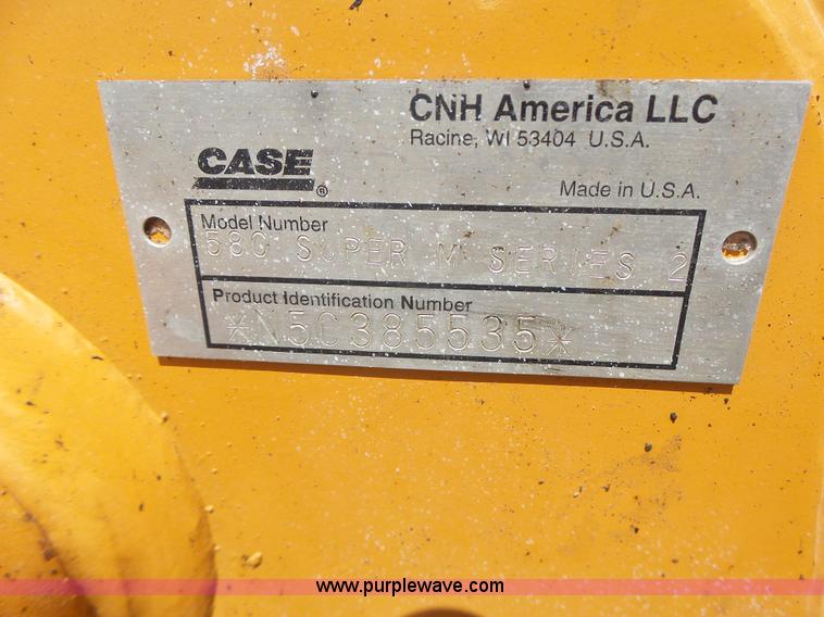 image for item L6109 2005 Case 580M backhoe