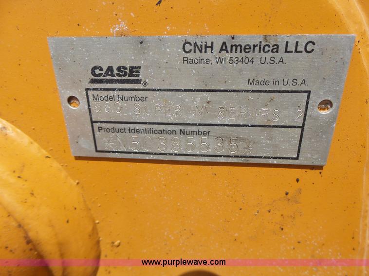 image for item L6109 2005 Case 580M backhoe