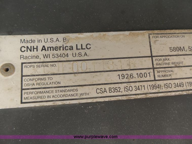 image for item L6109 2005 Case 580M backhoe