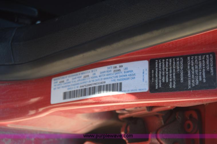 image for item BW9988 2000 Volkswagen Jetta