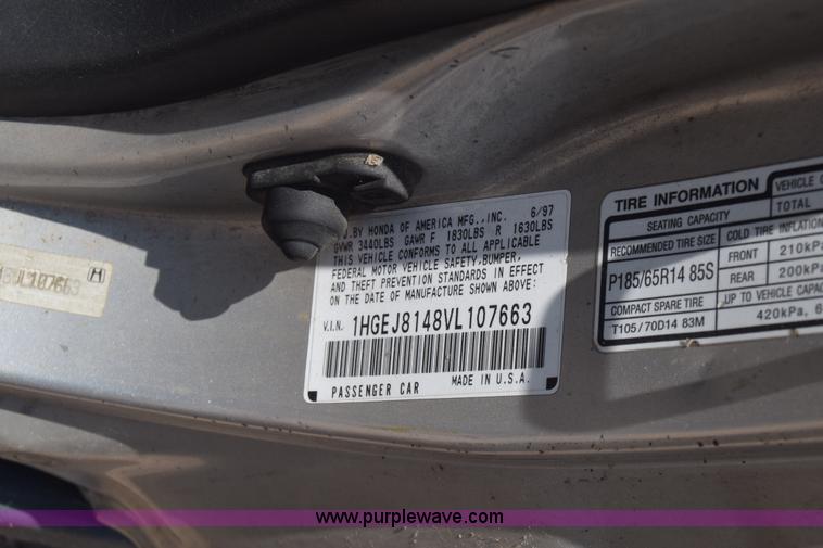 image for item CB9286 1997 Honda Civic