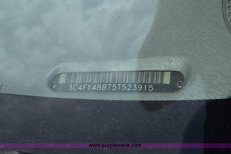 image for item CB9290 2005 Chrysler PT Cruiser