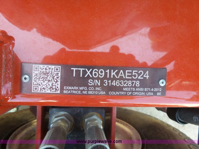 image for item AL9145 2014 Exmark X-Series lawn mower