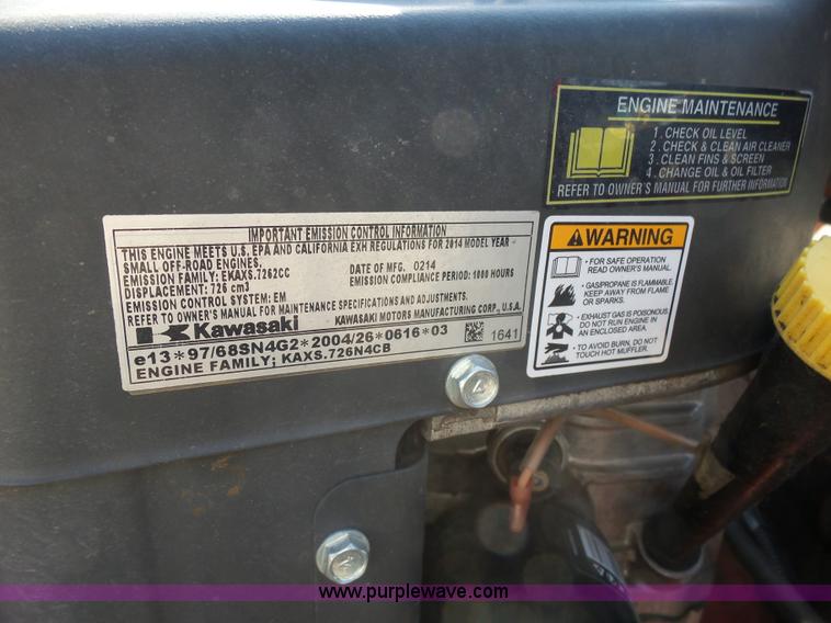 image for item AL9145 2014 Exmark X-Series lawn mower