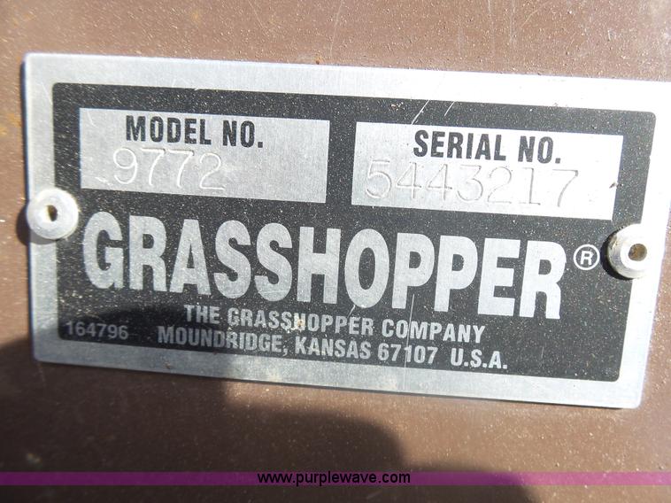 image for item AL9147 2010 Grasshopper 722D lawn mower