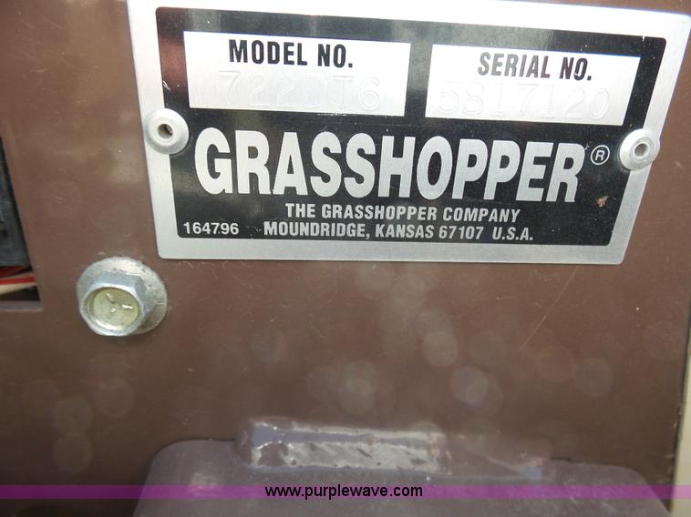 image for item AL9147 2010 Grasshopper 722D lawn mower