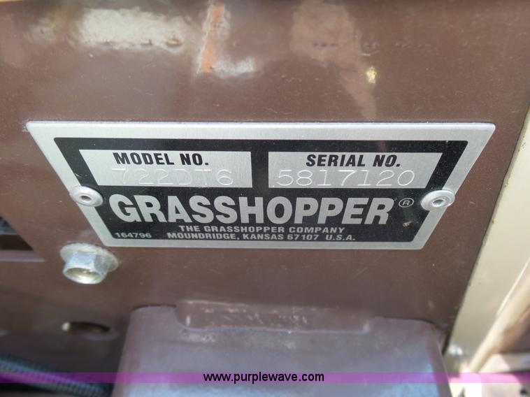 image for item AL9147 2010 Grasshopper 722D lawn mower