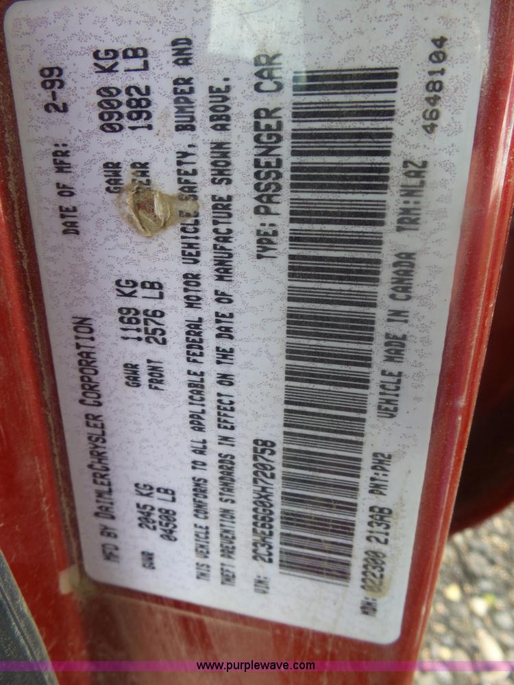 image for item AL9166 1999 Chrysler 300M