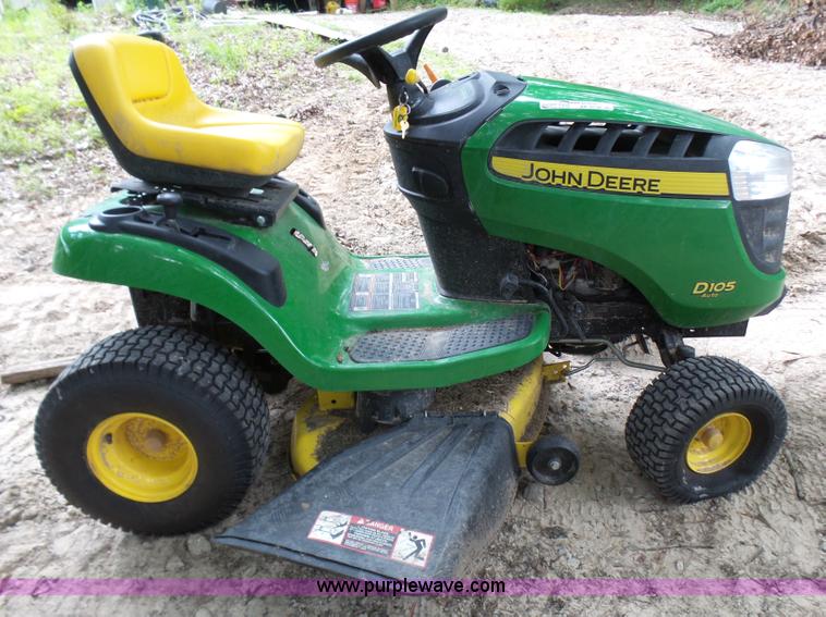 image for item AP9738 John Deere D105 lawn mower