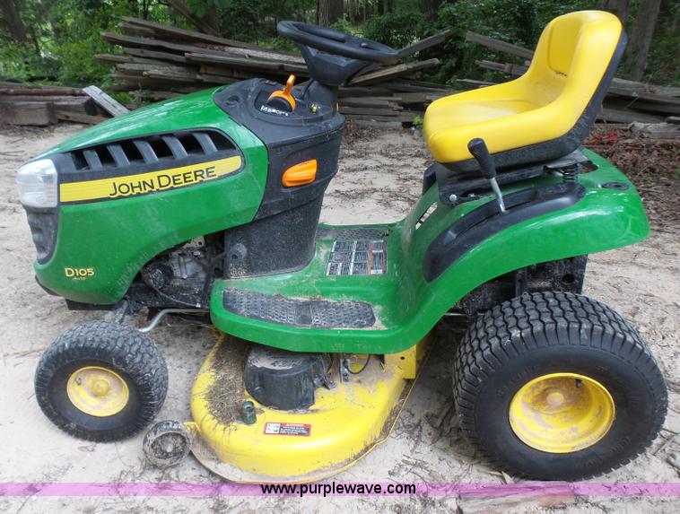 image for item AP9738 John Deere D105 lawn mower
