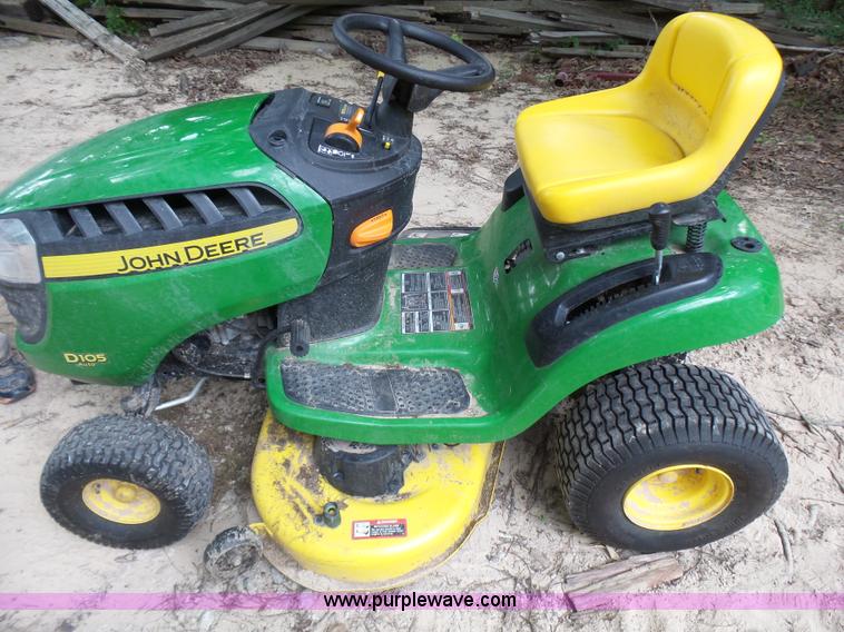 image for item AP9738 John Deere D105 lawn mower