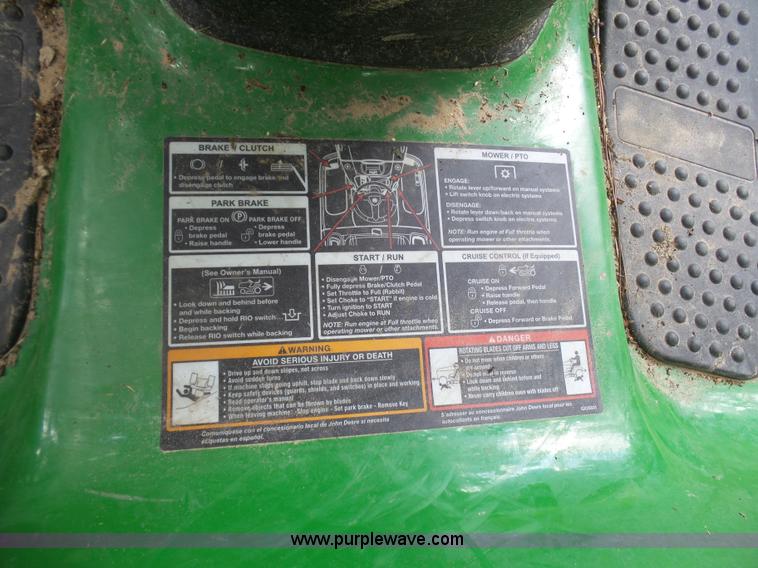 image for item AP9738 John Deere D105 lawn mower