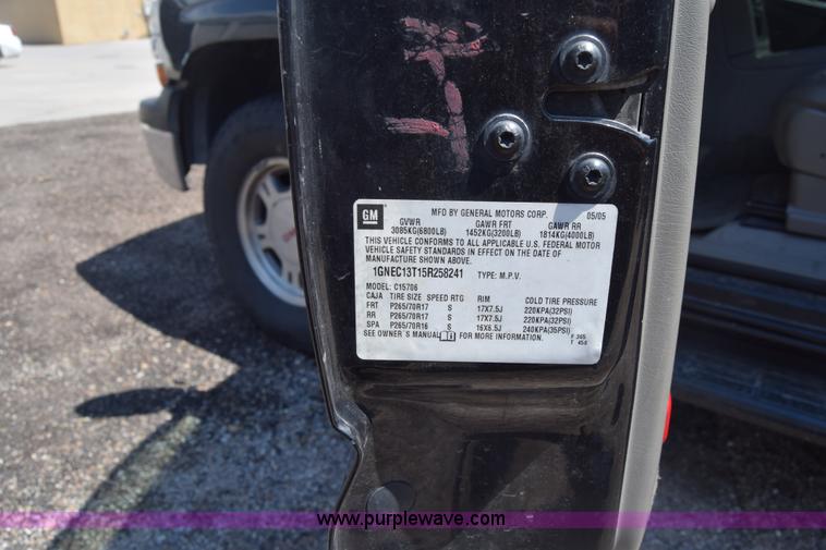 image for item AR9524 2005 Chevrolet Tahoe SUV