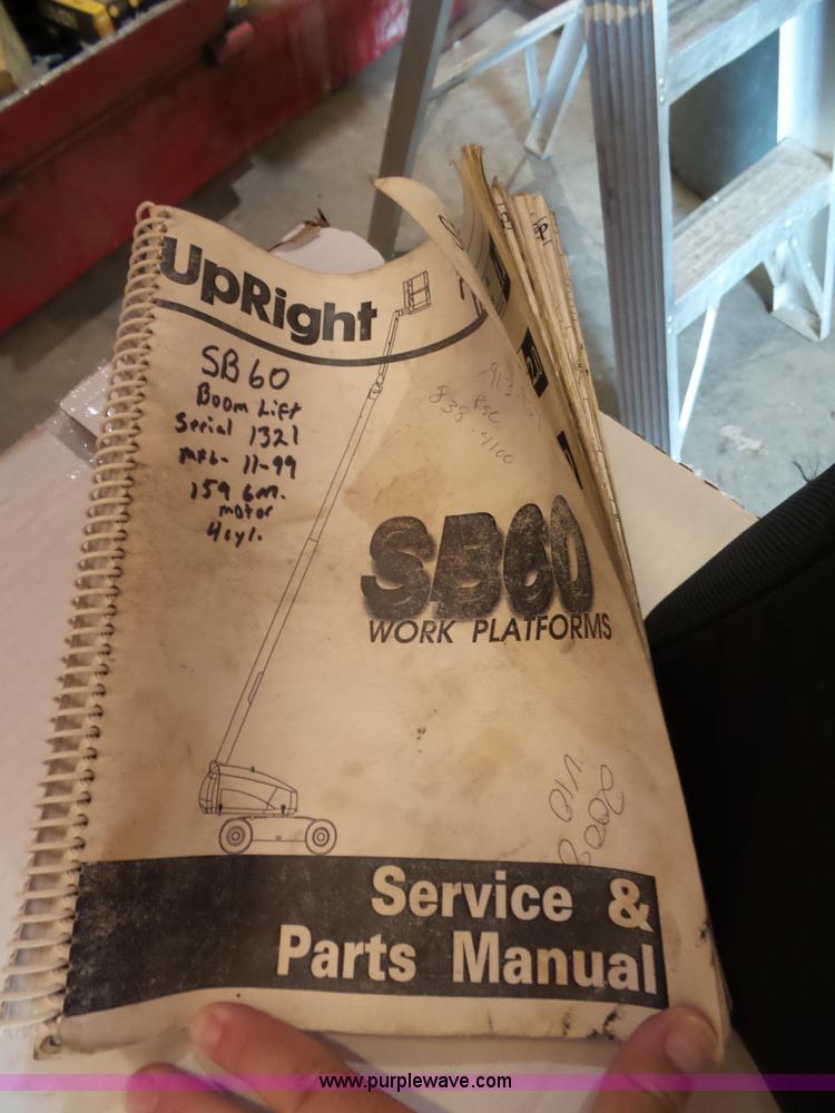 image for item BG9473 1999 Up Right SB60 boom lift