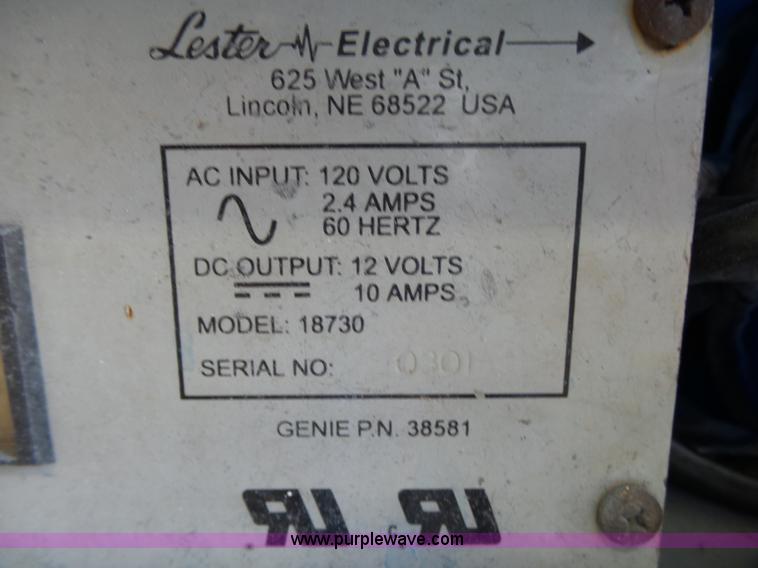 image for item BM9712 Genie IWP-203 vertical lift