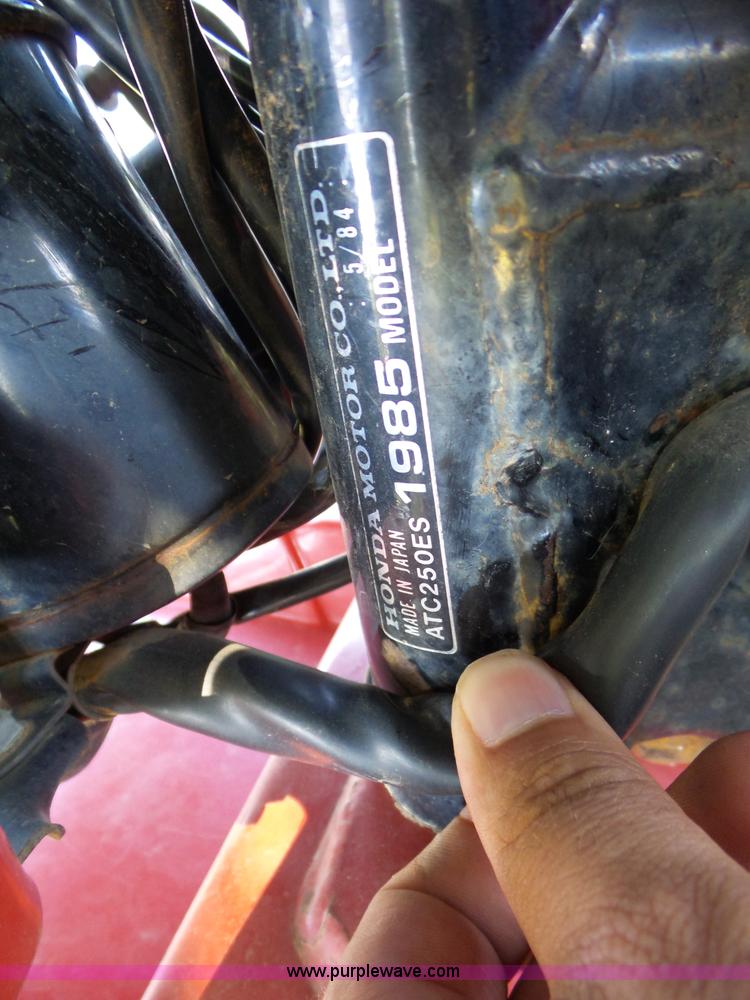 image for item BZ9589 1985 Honda Big Red ATV