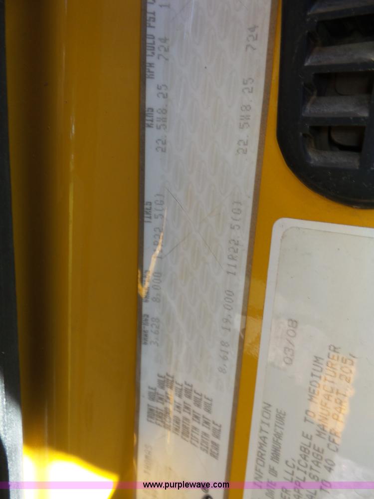 image for item BZ9599 2009 Sterling Acterra flatbed truck