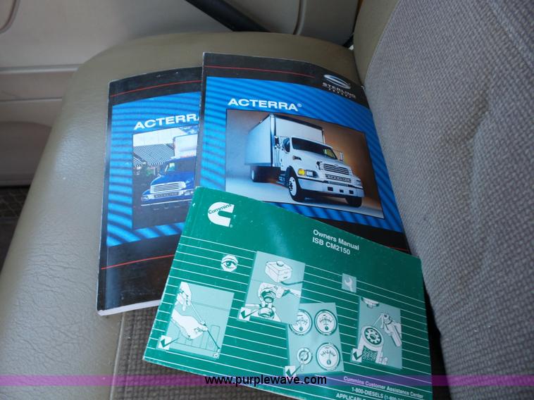 image for item BZ9599 2009 Sterling Acterra flatbed truck