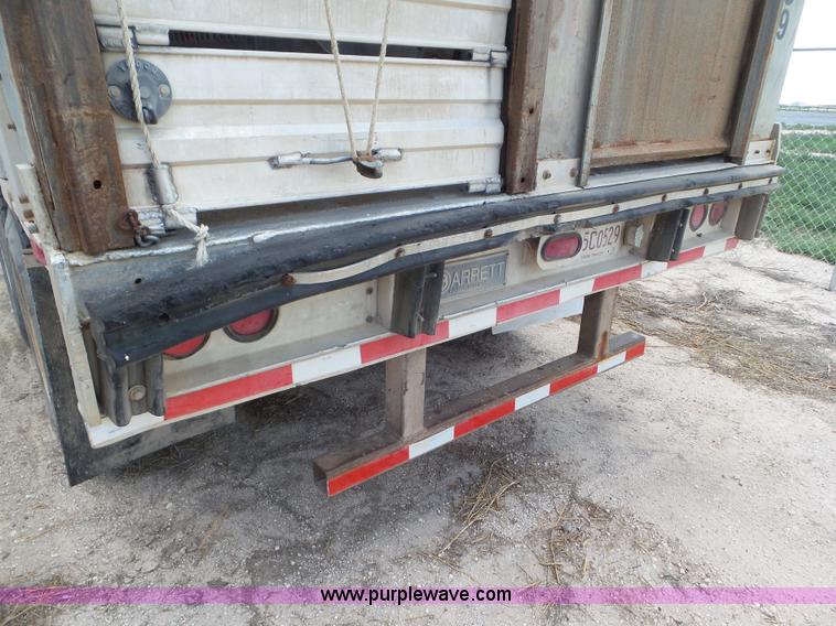image for item CC9844 1995 Barrett Hog Deck livestock trailer