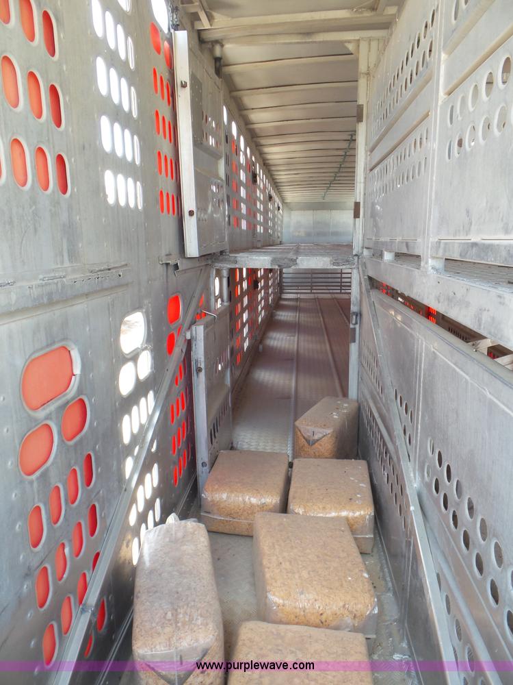 image for item CC9844 1995 Barrett Hog Deck livestock trailer