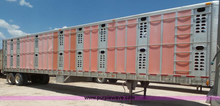 image for item CC9845 1997 Wilson Hog Deck PSAL303P livestock trailer