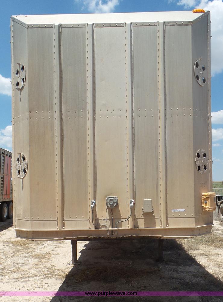 image for item CC9846 1996 Barrett Hog Deck livestock trailer