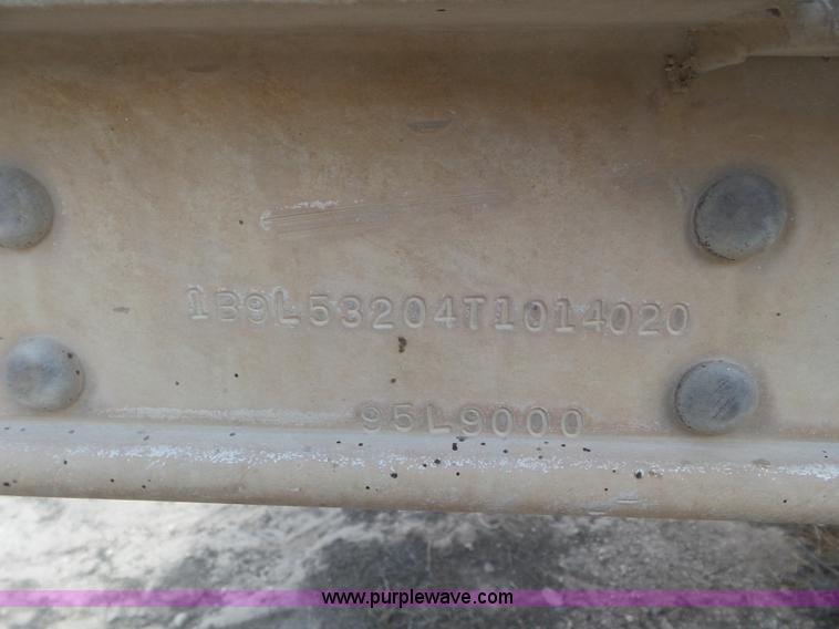 image for item CC9846 1996 Barrett Hog Deck livestock trailer