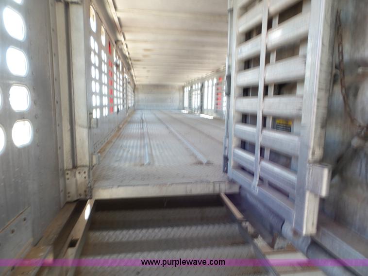 image for item CC9847 2000 Wilson Hog Deck livestock trailer