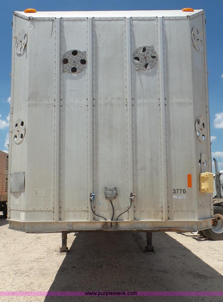 image for item CC9849 1996 Barrett Hog Deck livestock trailer