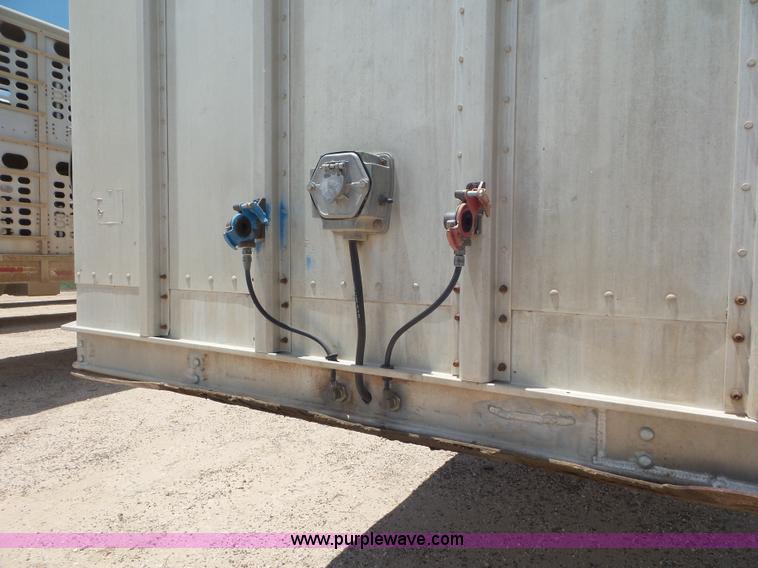 image for item CC9849 1996 Barrett Hog Deck livestock trailer