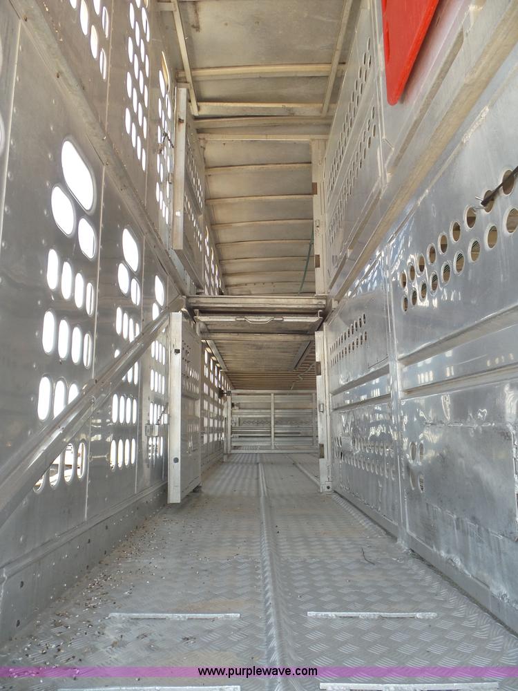 image for item CC9849 1996 Barrett Hog Deck livestock trailer