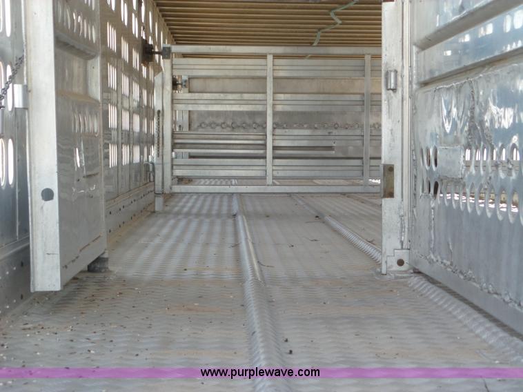 image for item CC9849 1996 Barrett Hog Deck livestock trailer