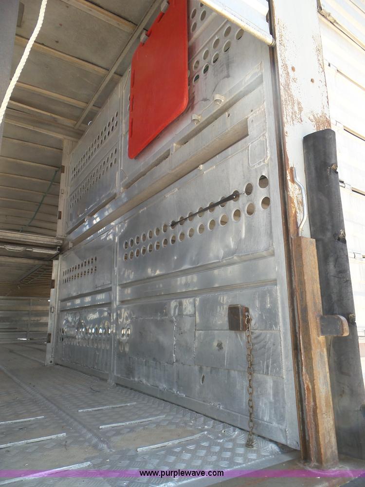 image for item CC9849 1996 Barrett Hog Deck livestock trailer