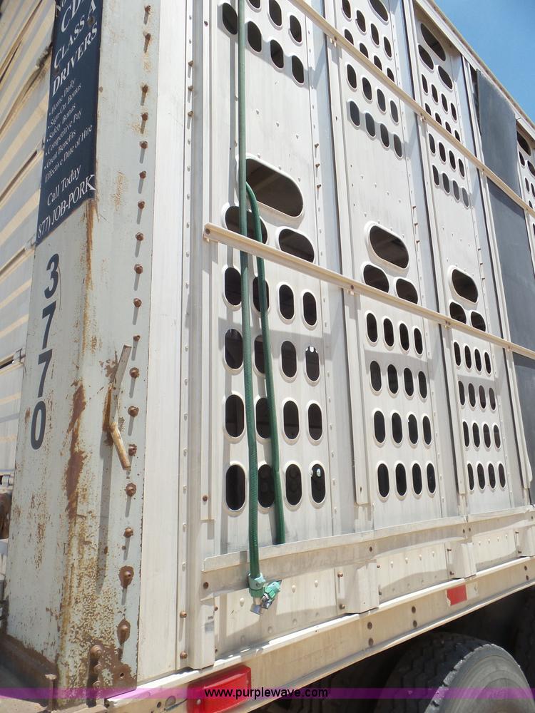 image for item CC9849 1996 Barrett Hog Deck livestock trailer