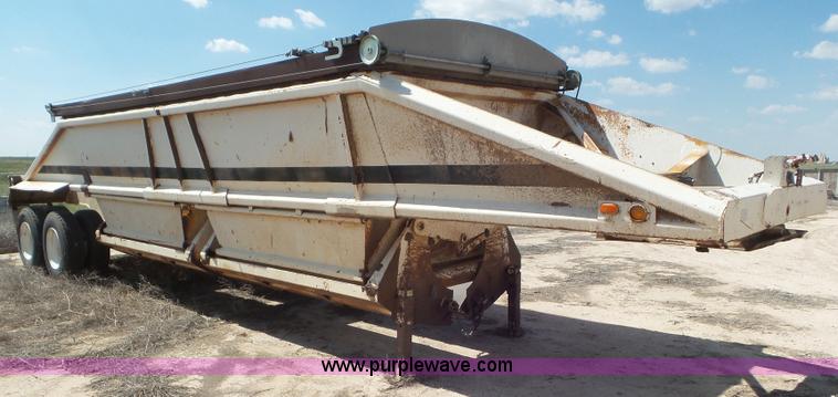 image for item CC9874 1974 Load King bottom dump trailer