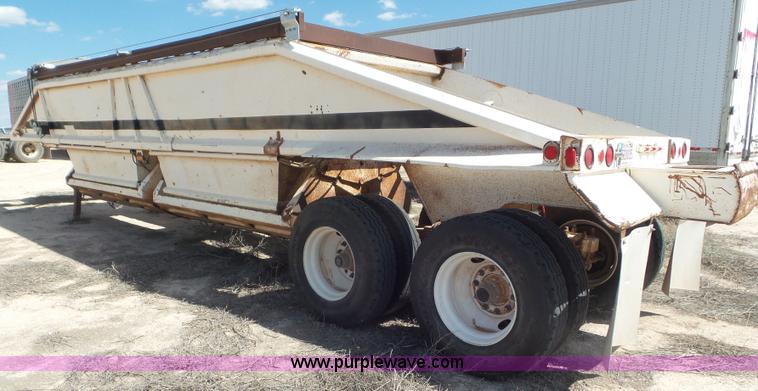 image for item CC9874 1974 Load King bottom dump trailer