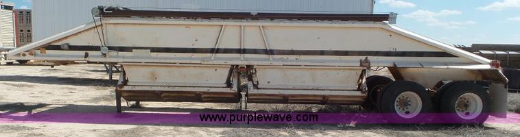 image for item CC9874 1974 Load King bottom dump trailer