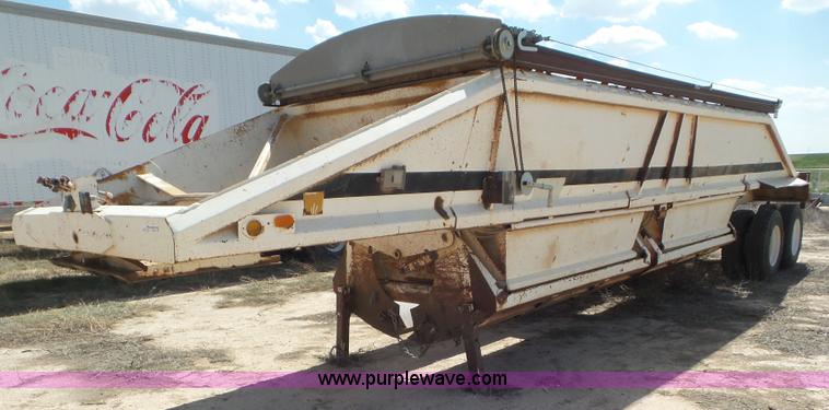 image for item CC9874 1974 Load King bottom dump trailer